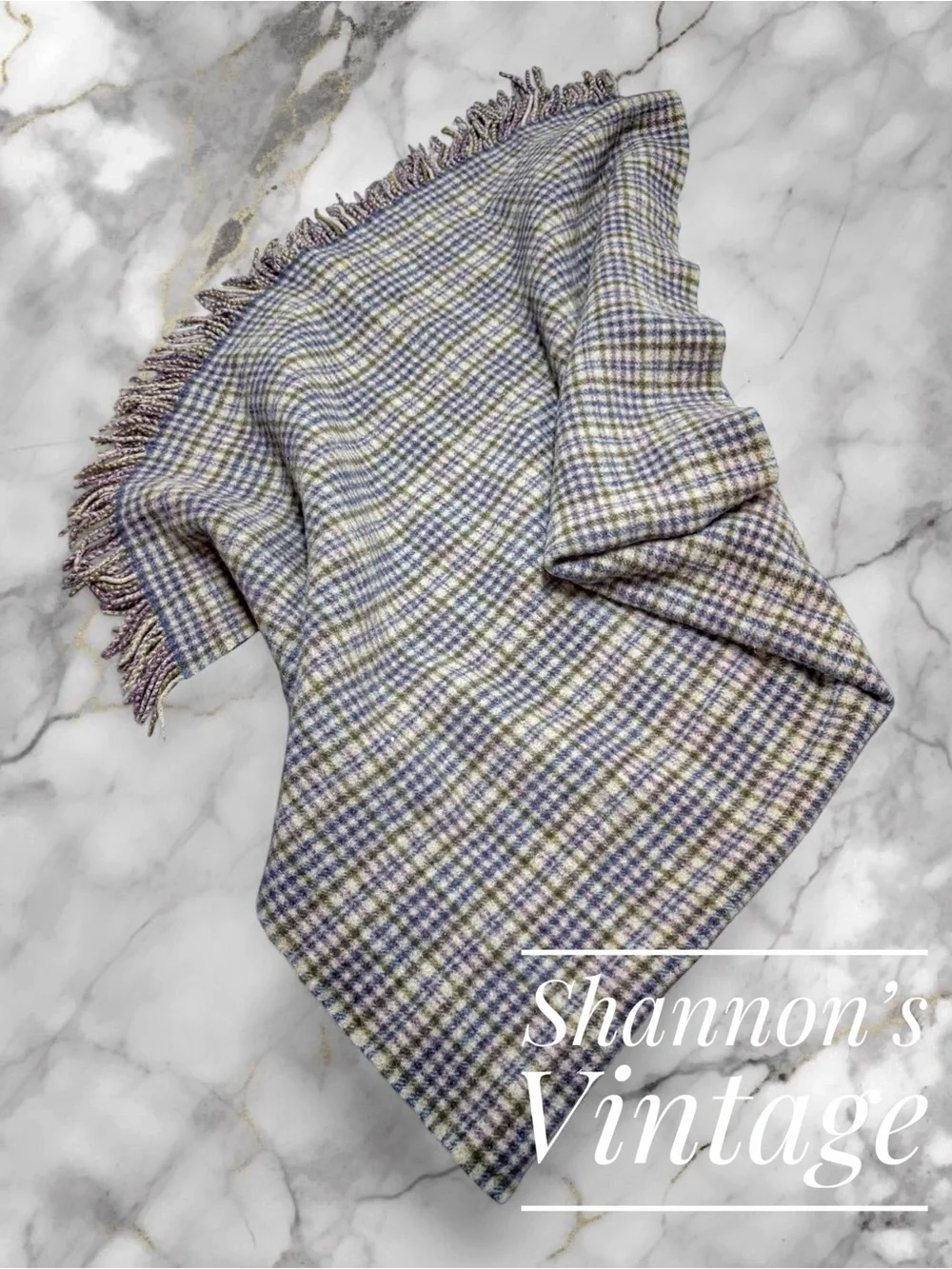 Johnston’s of Elgin Johnston’s Home Made in Scotland Lambs Wool sz 72x56 Blanket